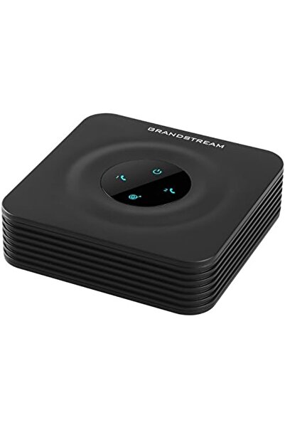 GRANDSTREAM GS-HT802 محول هاتف تناظري بمنفذين لهاتف وجهاز VoIP، أسود
