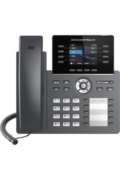 GRANDSTREAM GRP2634, POE, Gigabit PC Port, 8lines color screen IP Phone