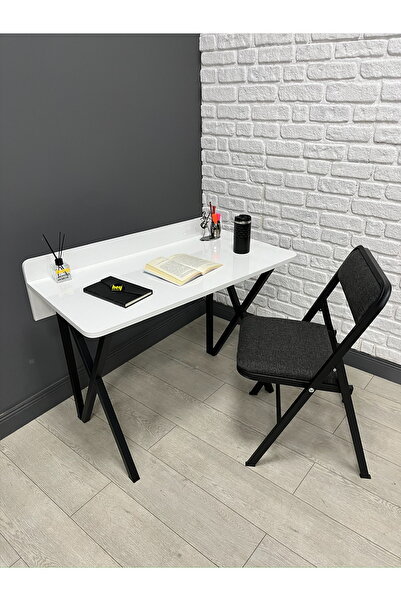 hey modüler mobilya Buse Çalışma Masası Ofis Bilgisayar Masası + Katlanır San...