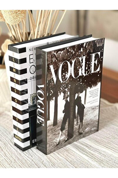 BGV HOME Decorative Book Box Set of 2 (Vo/El)