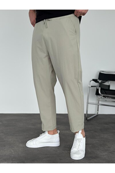 KağanKY Mint Green Parachute Fabric Boyfriend Pants