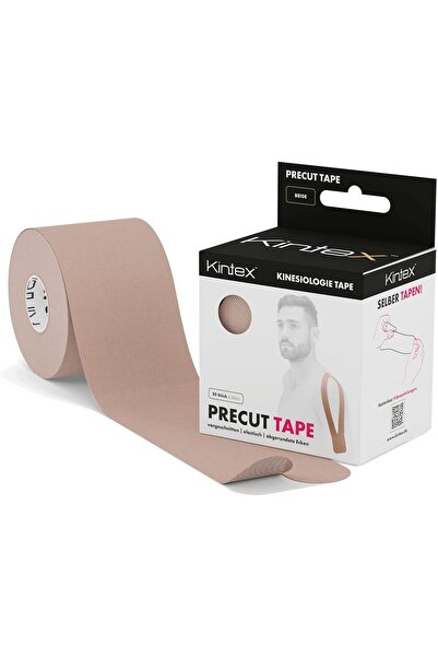 Kıntex شريط رياضي مُقطّع مسبقًا لدعم العضلات والتعافي، مقاس 25 سم × 5 سم، 20 ...