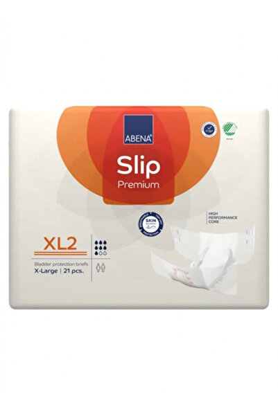 abena حفاضات سليب بريميوم للبالغين، مقاس XL-2، 21 قطعة