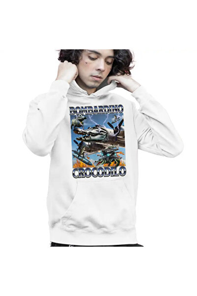 OEM Hanorac Copii Baieti Brainrot Bombardino Crocodilo Nuclear