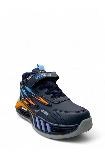 Tuğba Ortopedi 004 Orthopedic Boy's Navy Blue Comfortable Sneaker