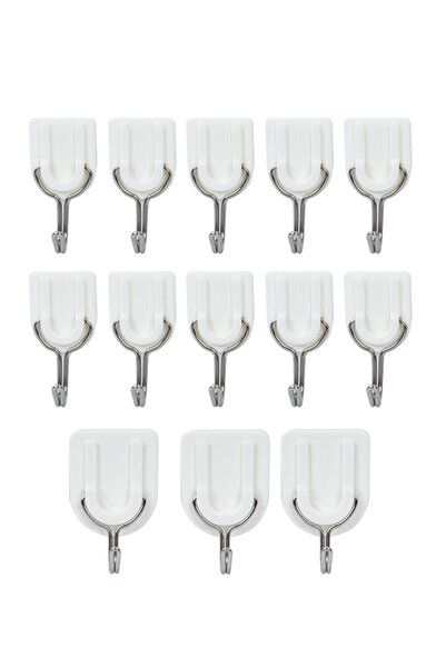 Bisbell 13Pcs 3MM Strong Wall Hanger Hanger Sticky Suction Cup Hook,Sticky Ho...