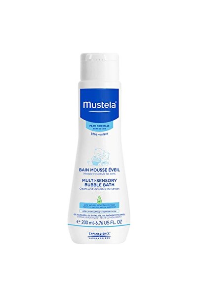 Mustela حمام الفقاعات متعدد الحواس، 200 مل