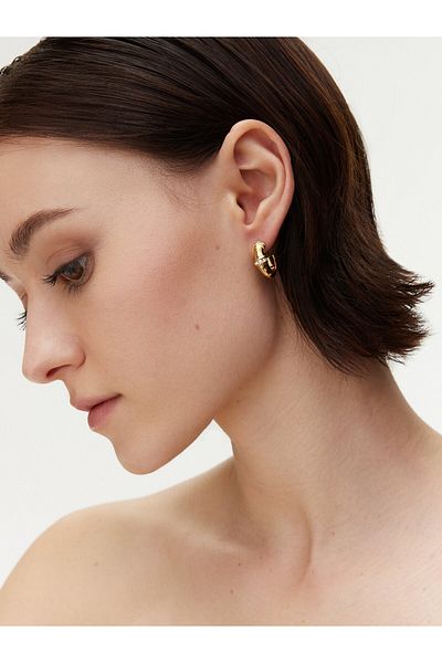 Guess Women's Earrings Gold JUBE05164JW