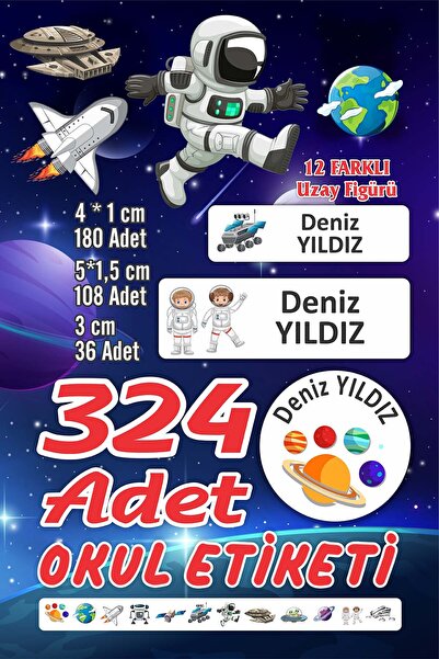 Vice Ime B Štampano Olovka za svesku Školska etiketa (324 komada) Etiketa knj...