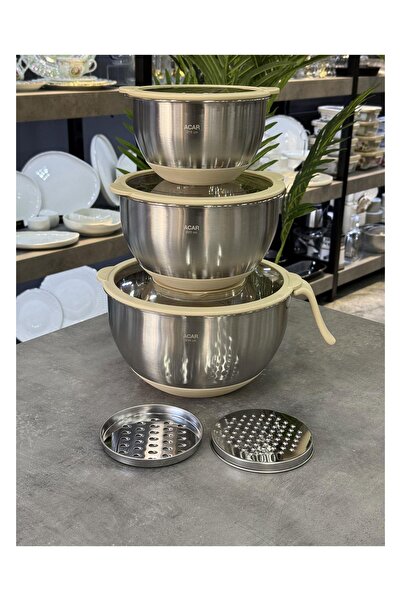 ACAR كريم فوكس، 8 قطع، وعاء خلط وتخزين