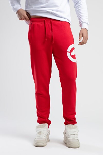 Genel Markalar CHELSEA Kırmızı Rahat Kesim Baskılı Loose Fit Erkek Eşofman Alt