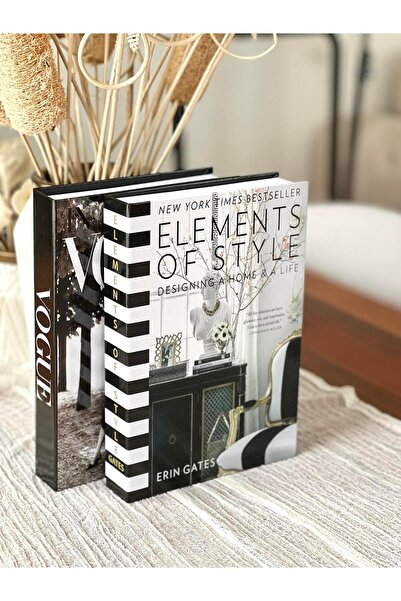 BGV HOME Decorative Book Box Set of 2 (Vo/El)