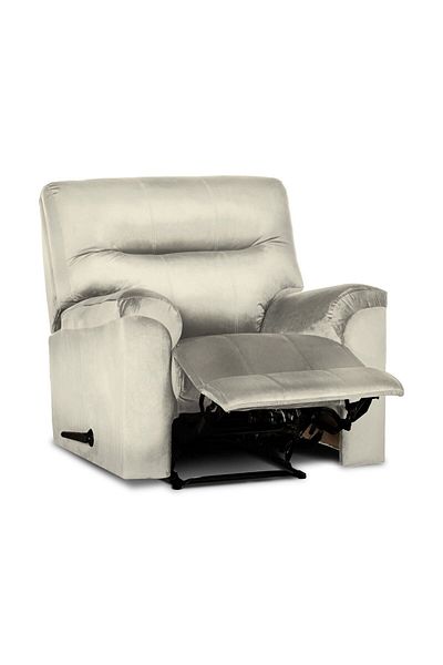 BACK COMFORT Cozy Cloud Velvet Rocking Recliner, Adjustable Back