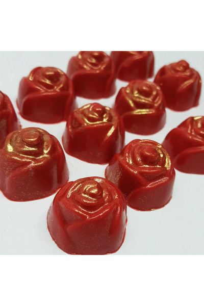 BWB Forma ciocolata bomboane/praline Trandafir, dubla, 24 cavitati, Ø29mmxh20mm