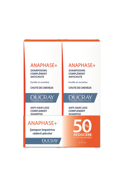 Ducray Șampon fortifiant și revitalizant Anaphase+, Ducray, Șampon, 200 ml
