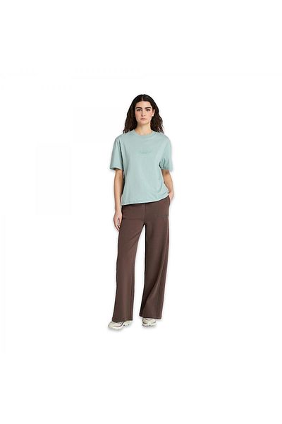 Timberland Tb0A41Wb Lush Comfort Palazzo Pants Brown Women's Sweatpants
