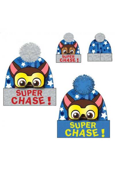 Nickelodeonn Paw Patrol Super Chase Hat, multicolor, 100% Polyester, with removable mask.