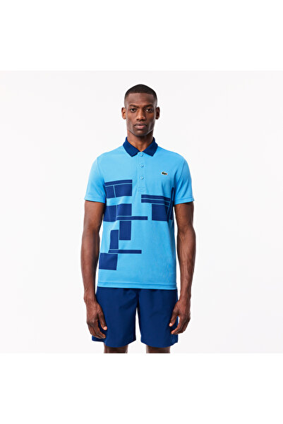 Lacoste Erkek Regular Fit Baskılı Mavi Polo