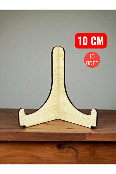 wooden gift design 10 Pieces Maple Wood Frame Plate Stand Exhibition Foot