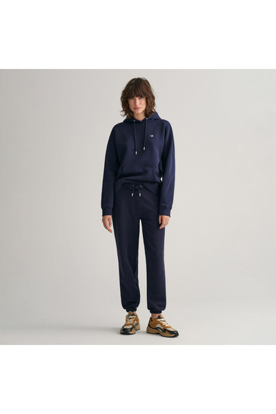 Gant Kadın Lacivert Relaxed Fit Logolu Eşofman Altı