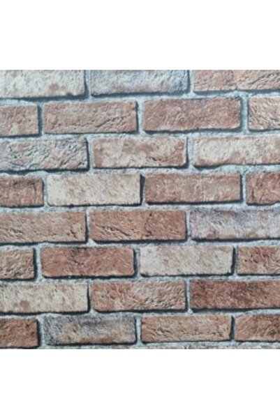 Slavyanski Oboi Tapet superlavabil, vinil, pentru baie si bucatarie, 5822-12 Caramida