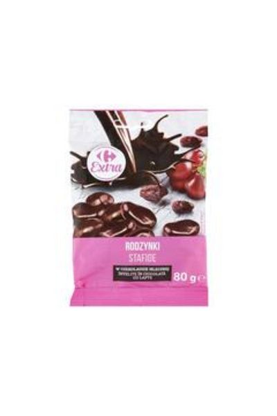 Carrefour Chocolate covered raisins 80 g