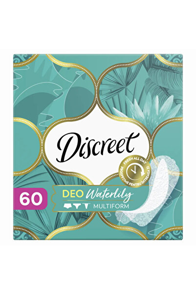 Discreet Mutiform Waterlily daily absorbents, 60 pcs