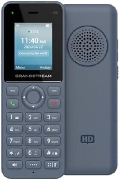 GRANDSTREAM WP816 Wireless Wi-Fi IP Phone with Built-in Dual Band 802.11a/b/g/n/AC/AX and 6 Hours Ta