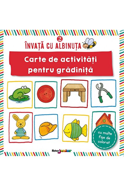 Editura Meteor Junior Invata cu Albinuta 2. Carte de activitati pentru g