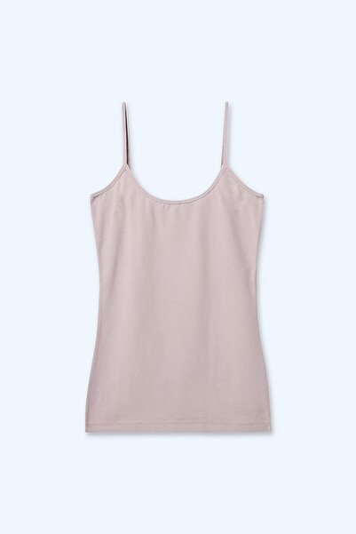 Brix قميص داخلي أساسي للسيدات بلون المنك