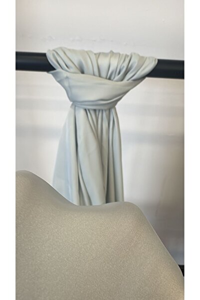 Butik İNCE ŞİFON SATEN ABİYELİK MİNT RENGİ ŞAL