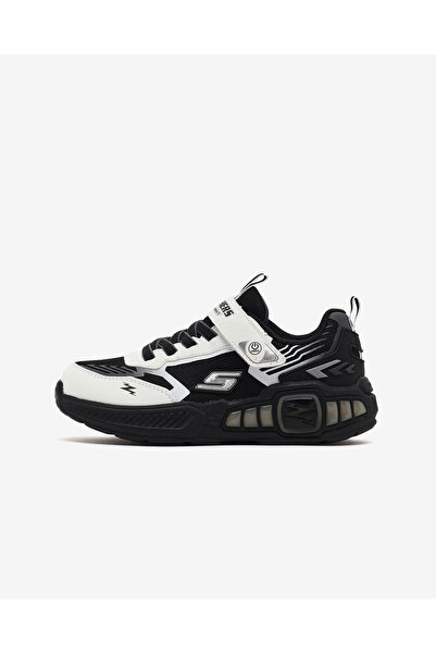 SKECHERS LIGHT STORM 3 Büyük Erkek Çocuk Beyaz Işıklı Spor Ayakkabı 400151L WBK