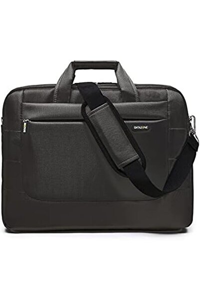 Datazone حقيبة كمبيوتر محمول، حقيبة كتف مقاس 15.6 بوصة، لون أسود DZ-BP03Q