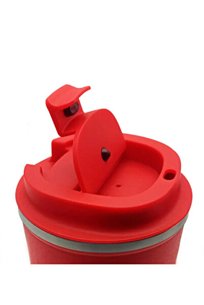 İkon store Red Thermos with Silicone