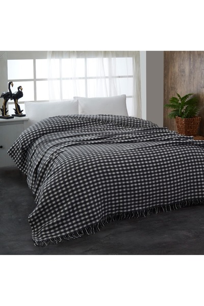 sarra Double Personality Fringed Skating Blanket -