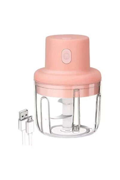 Rovitech Mini tocător de alimente electric portabil pentru usturoi și ghimbir, încărcare USB, impermeabil, 250 ml,