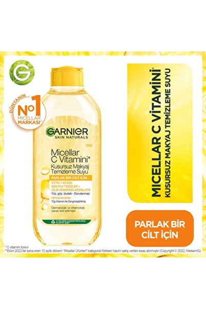 Garnier Micellar C Vitamini Kusursuz Makyaj Temizleme Suyu 400 ml
