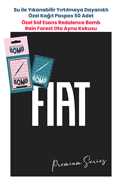 BALKAN AMBALAJ Suya Dayanıklı Fiat Oto Paspas Kağıdı Siyah 50 Adet - 35x50cm ...