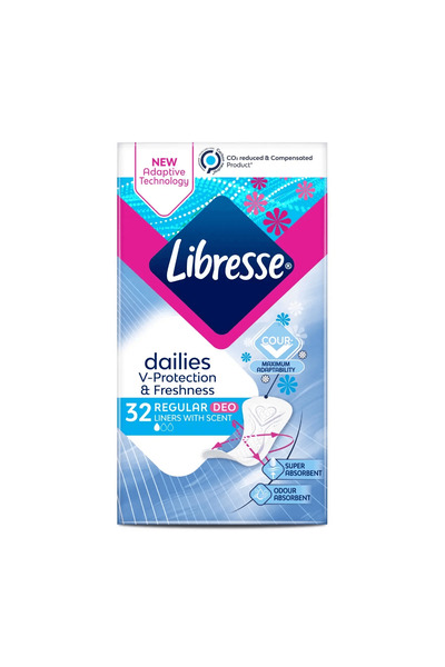 Libresse Normal Deo Fresh daily pads, 32 pieces