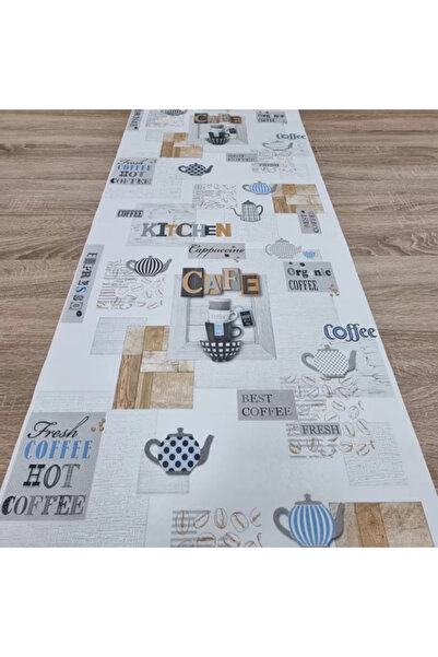 Slavyanski Oboi Super Washable Wallpaper, Vinyl, for Bathroom and Kitchen, 5791-01 Coffee Lunch