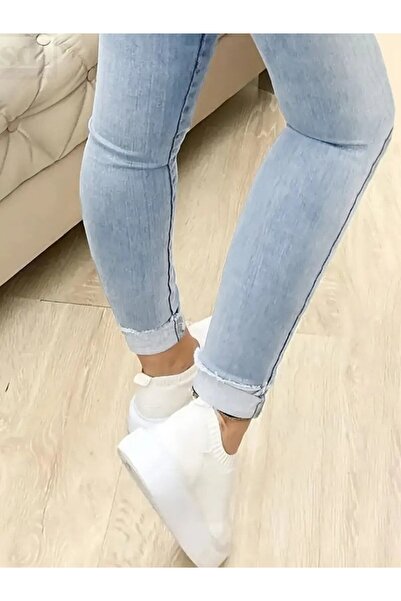 Viyamo Новий сезон Жіночі джинси з високою талією і застібкою спереду