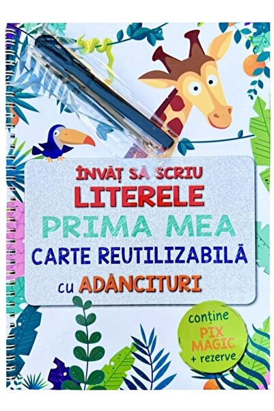 Editura Flamingo Junior Invat sa scriu literele. Prima mea carte reutiliza