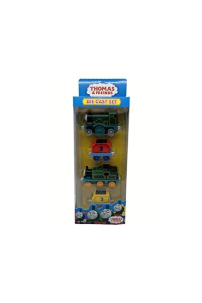 Creative World Toys Set 2 Locomotive si 2 Vagoane tip Thomas and Friends cu m...