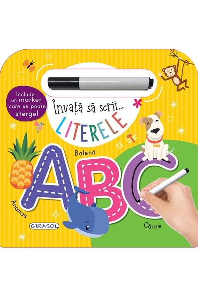Editura Girasol Invata sa scrii... Literele
