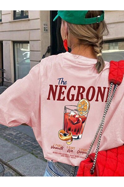 Vordevia Μπλουζάκι από βαμβάκι με στάμπα Negroni Design