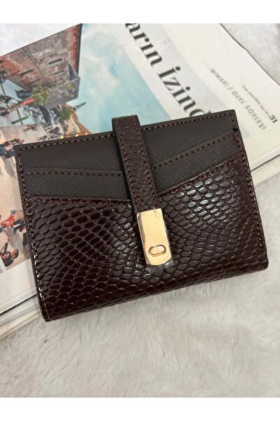 ZEYZEYBUTİK MİLA RUGAN ACI KAHVE CÜZDAN