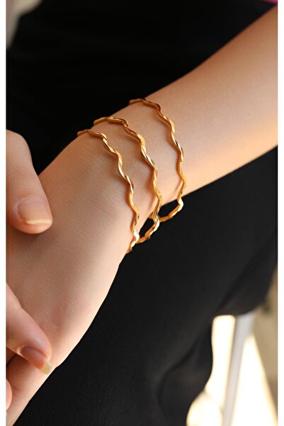 Osmanlı Sarraf 20 Gram Zikzak Oluklu Ajda Bilezik - İşçiliksiz