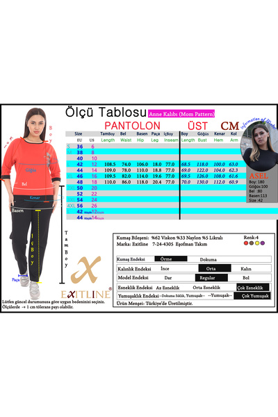 EXİTLİNE Women's Seasonal Mink Color Special Stone Suit