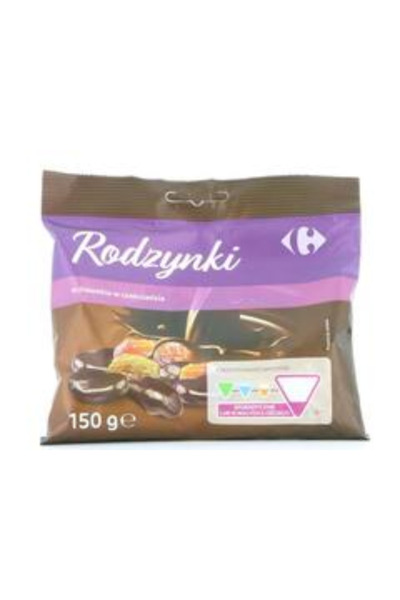 Carrefour Chocolate covered raisins 150 g