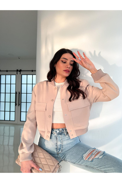 IŞILDA FASHION Women's Seasonal Bomber Jacket